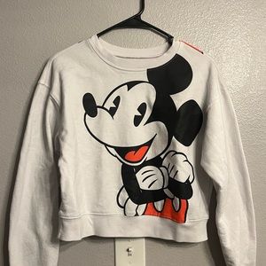 Mickey Mouse Cropped Sweatshirt